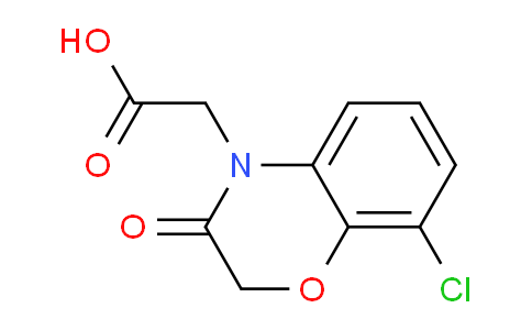 CAS No. 883547-77-1, 2-(8-Chloro-3-oxo-2H-benzo[b][1,4]oxazin-4(3H)-yl)acetic acid