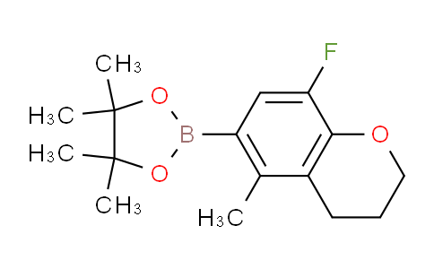 CAS No. 1154741-05-5, 2-(8-Fluoro-5-methylchroman-6-yl)-4,4,5,5-tetramethyl-1,3,2-dioxaborolane