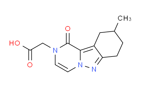 CAS No. 1708080-12-9, 2-(9-Methyl-1-oxo-7,8,9,10-tetrahydropyrazino[1,2-b]indazol-2(1H)-yl)acetic acid