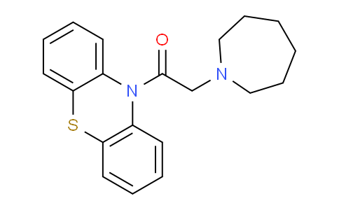 CAS No. 80820-34-4, 2-(Azepan-1-yl)-1-(10H-phenothiazin-10-yl)ethanone