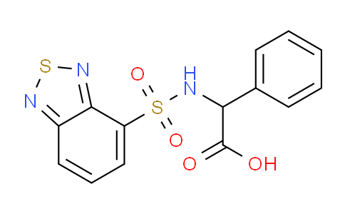 CAS No. 327169-27-7, 2-(Benzo[c][1,2,5]thiadiazole-4-sulfonamido)-2-phenylacetic acid