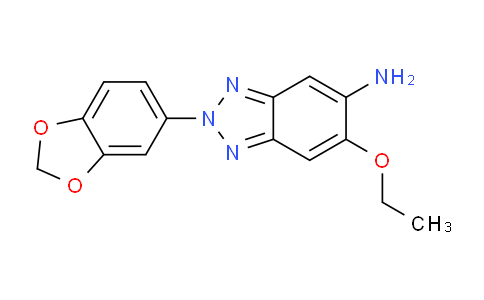CAS No. 1706445-69-3, 2-(Benzo[d][1,3]dioxol-5-yl)-6-ethoxy-2H-benzo[d][1,2,3]triazol-5-amine