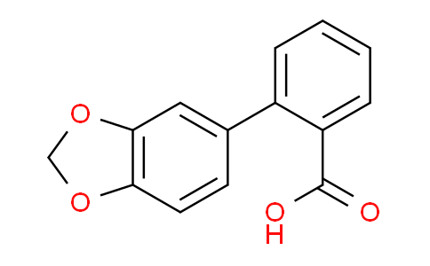 CAS No. 24351-54-0, 2-(Benzo[d][1,3]dioxol-5-yl)benzoic acid