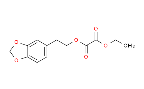 CAS No. 1443309-99-6, 2-(Benzo[d][1,3]dioxol-5-yl)ethyl ethyl oxalate