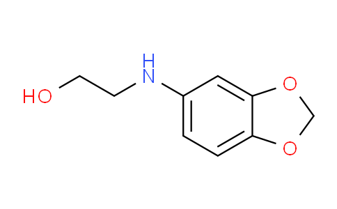 CAS No. 81329-90-0, 2-(Benzo[d][1,3]dioxol-5-ylamino)ethanol