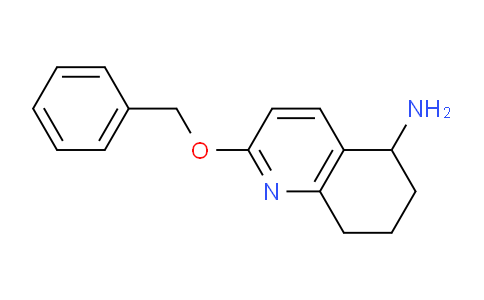 CAS No. 286381-93-9, 2-(Benzyloxy)-5,6,7,8-tetrahydroquinolin-5-amine