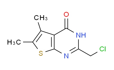 CAS No. 89567-05-5, 2-(Chloromethyl)-5,6-dimethylthieno[2,3-d]pyrimidin-4(3H)-one