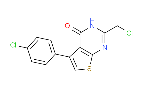 CAS No. 91225-69-3, 2-(Chloromethyl)-5-(4-chlorophenyl)thieno[2,3-d]pyrimidin-4(3H)-one