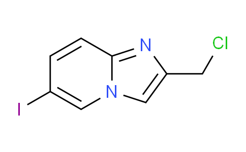 CAS No. 885275-91-2, 2-(Chloromethyl)-6-iodoimidazo[1,2-a]pyridine