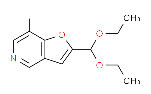 CAS No. 1548825-58-6, 2-(Diethoxymethyl)-7-iodofuro[3,2-c]pyridine