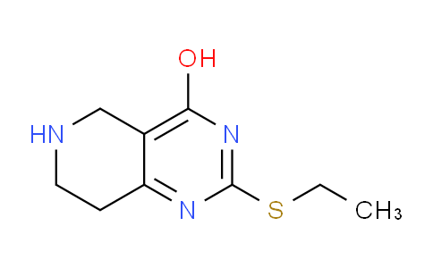 CAS No. 1710472-14-2, 2-(Ethylthio)-5,6,7,8-tetrahydropyrido[4,3-d]pyrimidin-4-ol
