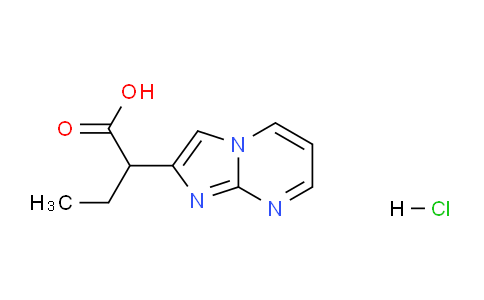 CAS No. 1332530-87-6, 2-(Imidazo[1,2-a]pyrimidin-2-yl)butanoic acid hydrochloride