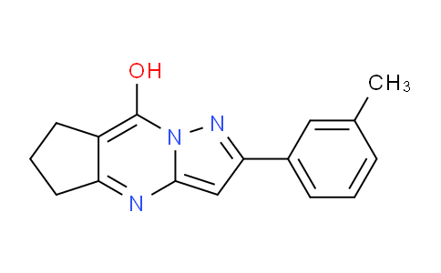 CAS No. 331422-68-5, 2-(m-Tolyl)-6,7-dihydro-5H-cyclopenta[d]pyrazolo[1,5-a]pyrimidin-8-ol