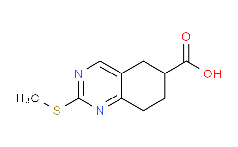 CAS No. 1542029-69-5, 2-(Methylthio)-5,6,7,8-tetrahydroquinazoline-6-carboxylic acid