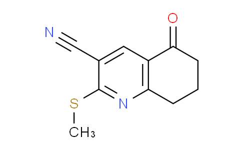CAS No. 370843-66-6, 2-(Methylthio)-5-oxo-5,6,7,8-tetrahydroquinoline-3-carbonitrile