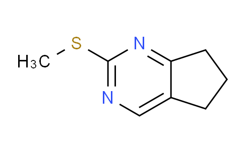 CAS No. 36274-34-7, 2-(Methylthio)-6,7-dihydro-5H-cyclopenta[d]pyrimidine