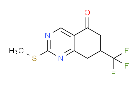 CAS No. 1420789-85-0, 2-(Methylthio)-7-(trifluoromethyl)-7,8-dihydroquinazolin-5(6H)-one