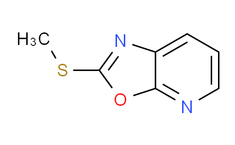 CAS No. 169205-97-4, 2-(Methylthio)oxazolo[5,4-b]pyridine