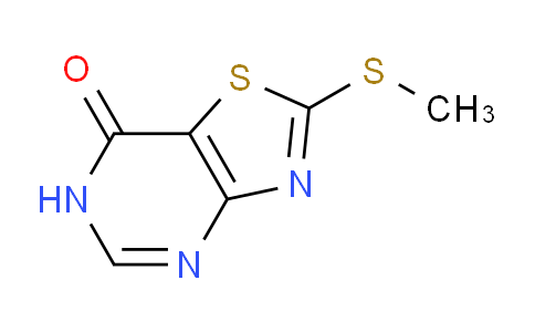 CAS No. 119011-50-6, 2-(Methylthio)thiazolo[4,5-d]pyrimidin-7(6H)-one