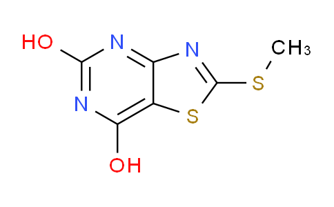 CAS No. 87789-29-5, 2-(Methylthio)thiazolo[4,5-d]pyrimidine-5,7-diol