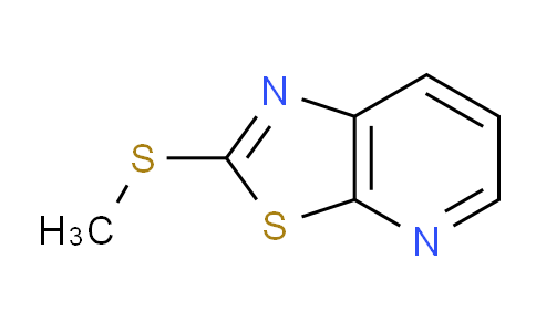 CAS No. 57135-10-1, 2-(Methylthio)thiazolo[5,4-b]pyridine