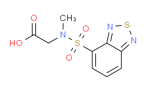 CAS No. 899718-18-4, 2-(N-Methylbenzo[c][1,2,5]thiadiazole-4-sulfonamido)acetic acid
