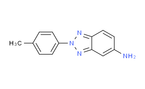 CAS No. 6659-91-2, 2-(p-Tolyl)-2H-benzo[d][1,2,3]triazol-5-amine