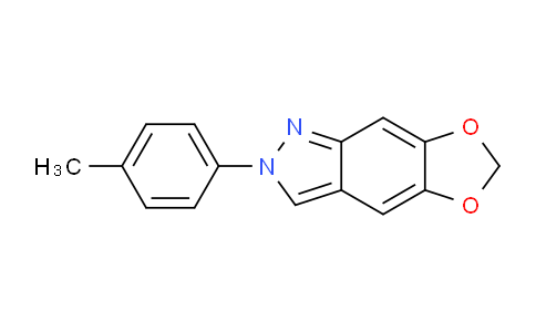 CAS No. 57695-94-0, 2-(p-Tolyl)-2H-[1,3]dioxolo[4,5-f]indazole
