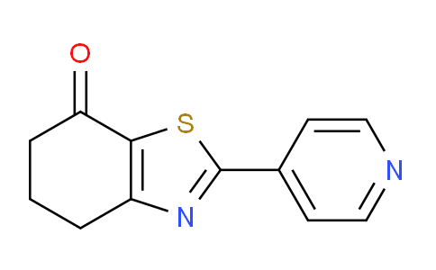 CAS No. 154404-90-7, 2-(Pyridin-4-yl)-5,6-dihydrobenzo[d]thiazol-7(4H)-one