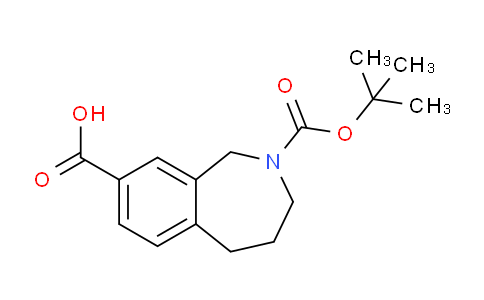 CAS No. 1158760-53-2, 2-(tert-Butoxycarbonyl)-2,3,4,5-tetrahydro-1H-benzo[c]azepine-8-carboxylic acid