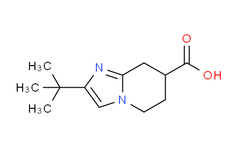 CAS No. 1004620-23-8, 2-(tert-Butyl)-5,6,7,8-tetrahydroimidazo[1,2-a]pyridine-7-carboxylic acid