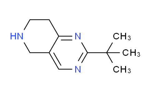 CAS No. 1211516-37-8, 2-(tert-Butyl)-5,6,7,8-tetrahydropyrido[4,3-d]pyrimidine