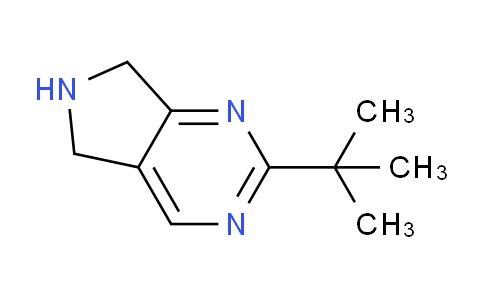 CAS No. 1211584-40-5, 2-(tert-Butyl)-6,7-dihydro-5H-pyrrolo[3,4-d]pyrimidine