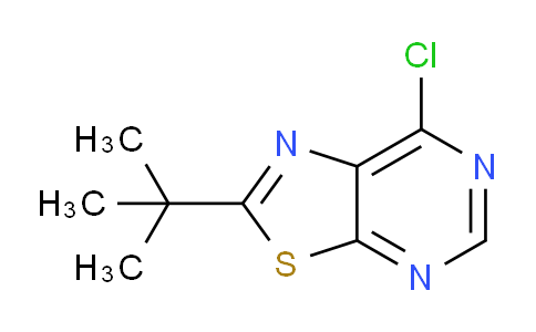 CAS No. 1708269-09-3, 2-(tert-Butyl)-7-chlorothiazolo[5,4-d]pyrimidine