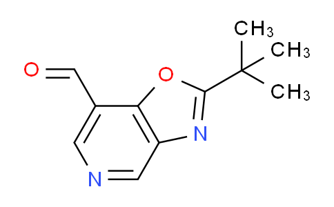 CAS No. 1305325-06-7, 2-(tert-Butyl)oxazolo[4,5-c]pyridine-7-carbaldehyde