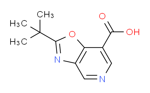 CAS No. 1305324-92-8, 2-(tert-Butyl)oxazolo[4,5-c]pyridine-7-carboxylic acid