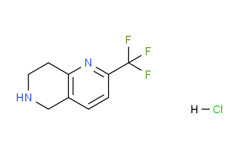 CAS No. 741736-98-1, 2-(Trifluoromethyl)-5,6,7,8-tetrahydro-1,6-naphthyridine hydrochloride