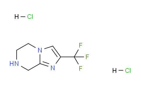 CAS No. 1311254-51-9, 2-(Trifluoromethyl)-5,6,7,8-tetrahydroimidazo[1,2-a]pyrazine dihydrochloride