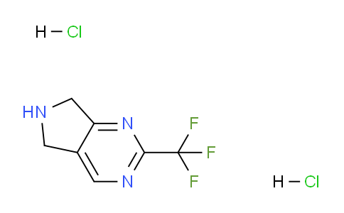 CAS No. 1956328-49-6, 2-(Trifluoromethyl)-6,7-dihydro-5H-pyrrolo[3,4-d]pyrimidine dihydrochloride