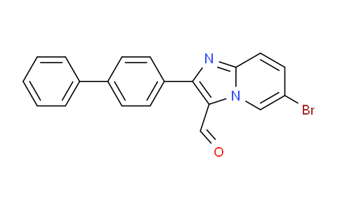 CAS No. 727652-14-4, 2-([1,1'-Biphenyl]-4-yl)-6-bromoimidazo[1,2-a]pyridine-3-carbaldehyde