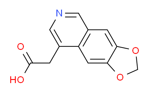 CAS No. 366446-04-0, 2-([1,3]Dioxolo[4,5-g]isoquinolin-8-yl)acetic acid