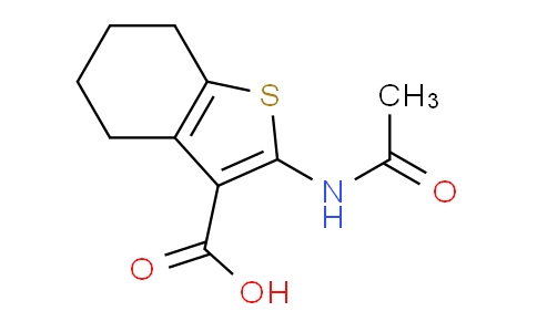 CAS No. 13130-43-3, 2-Acetamido-4,5,6,7-tetrahydrobenzo[b]thiophene-3-carboxylic acid