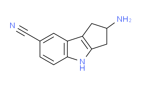 CAS No. 1029691-09-5, 2-Amino-1,2,3,4-tetrahydrocyclopenta[b]indole-7-carbonitrile