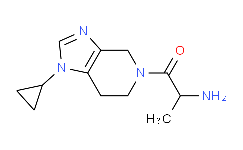 CAS No. 1706533-04-1, 2-Amino-1-(1-cyclopropyl-6,7-dihydro-1H-imidazo[4,5-c]pyridin-5(4H)-yl)propan-1-one
