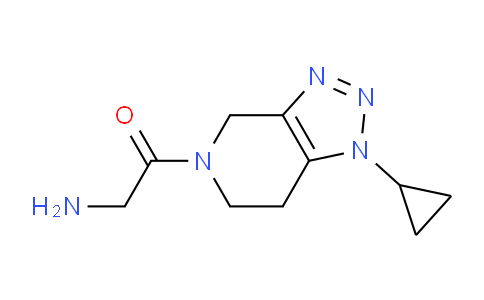 CAS No. 1707610-32-9, 2-Amino-1-(1-cyclopropyl-6,7-dihydro-1H-[1,2,3]triazolo[4,5-c]pyridin-5(4H)-yl)ethanone