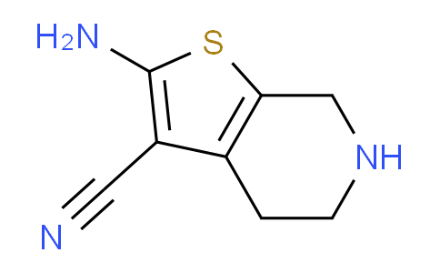 CAS No. 802025-35-0, 2-Amino-4,5,6,7-tetrahydrothieno[2,3-c]pyridine-3-carbonitrile