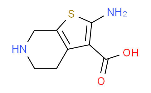 CAS No. 37636-42-3, 2-Amino-4,5,6,7-tetrahydrothieno[2,3-c]pyridine-3-carboxylic acid