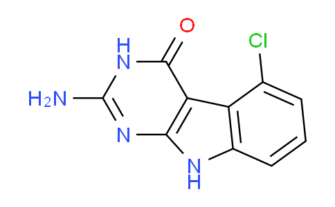 CAS No. 1126602-45-6, 2-Amino-5-chloro-3H-pyrimido[4,5-b]indol-4(9H)-one