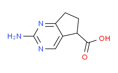 CAS No. 1426072-28-7, 2-Amino-6,7-dihydro-5H-cyclopenta[d]pyrimidine-5-carboxylic acid