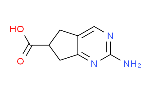 CAS No. 1379329-78-8, 2-Amino-6,7-dihydro-5H-cyclopenta[d]pyrimidine-6-carboxylic acid